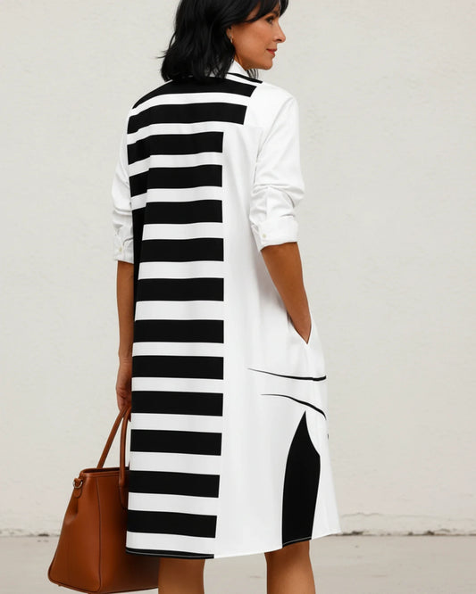 Women's Graphic Print Shirt Dress