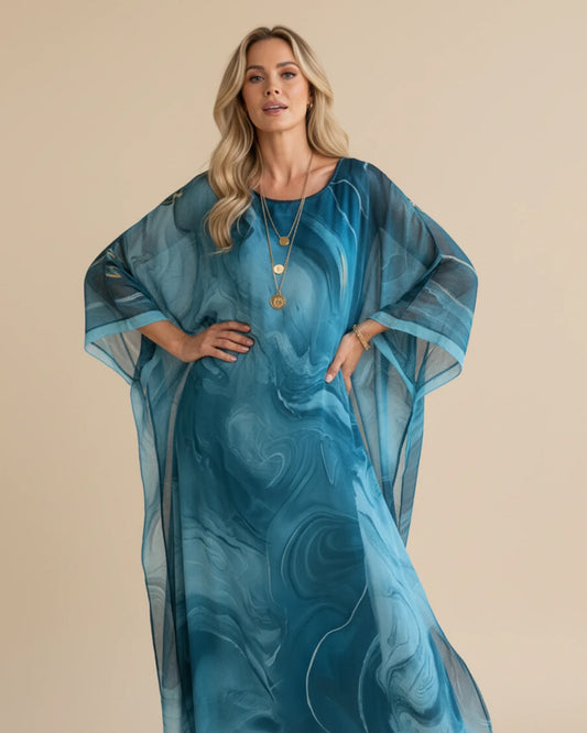 Women's Long Sleeve Maxi Dress