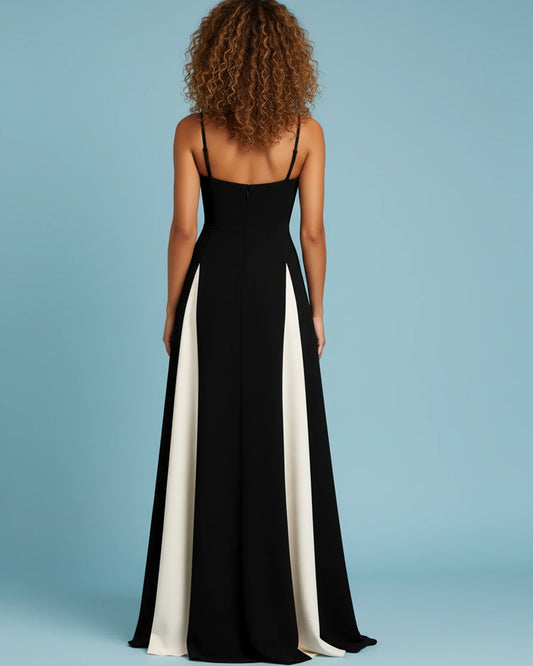 Women's Sweetheart Neckline Maxi Dress