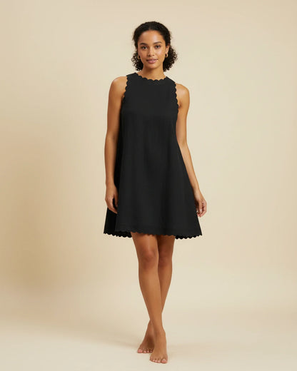 Women's Sleeveless A-Line Mini Dress