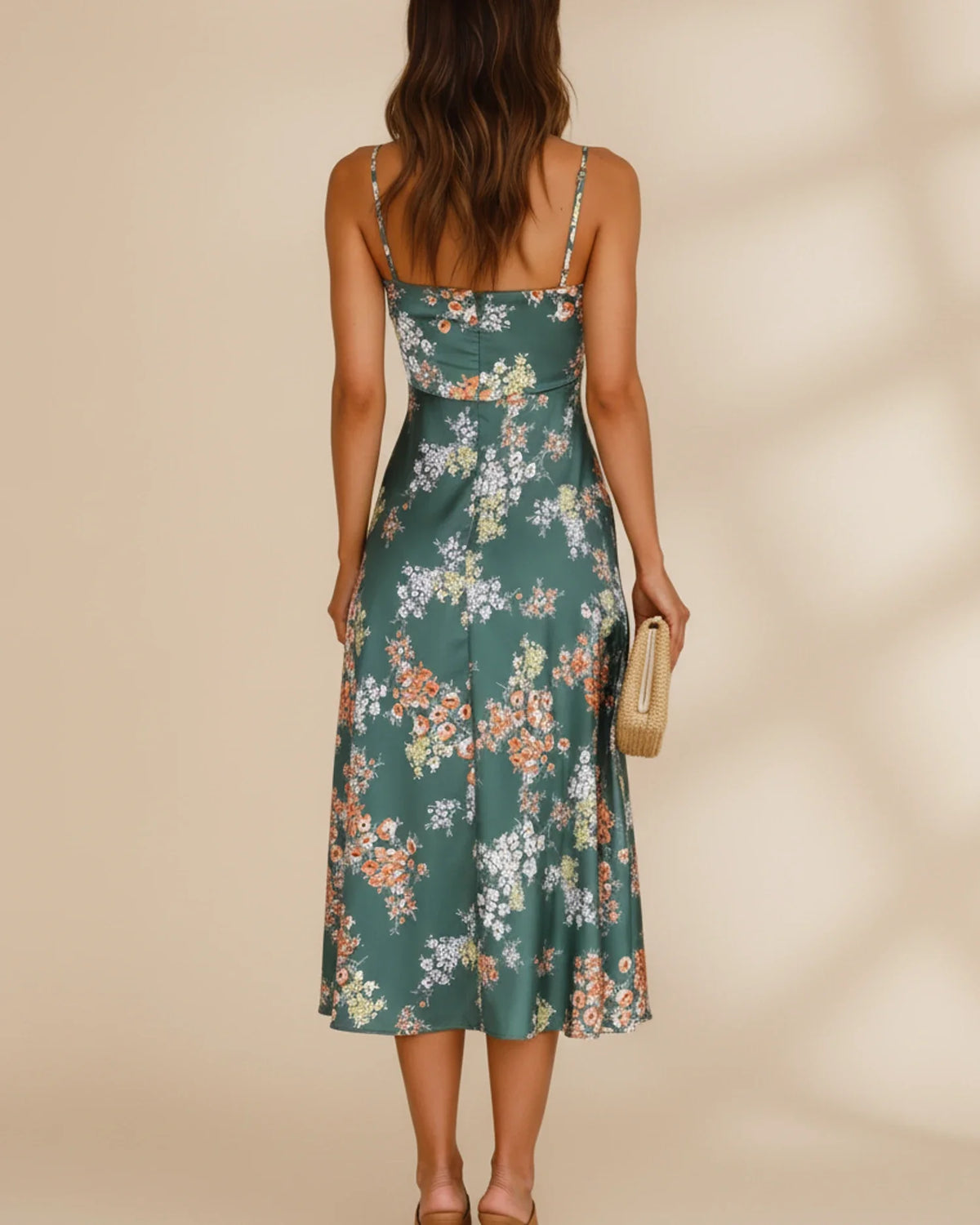 Women's Floral Summer Midi Dress