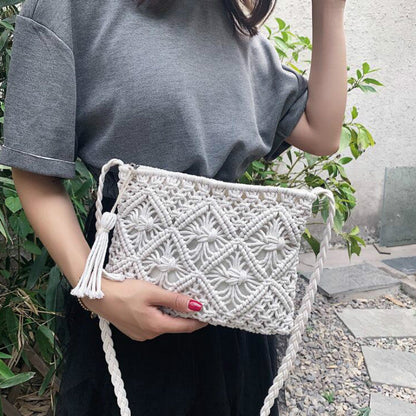 Woven Shoulder Bag | Summery & Stylish Women's Handbag
