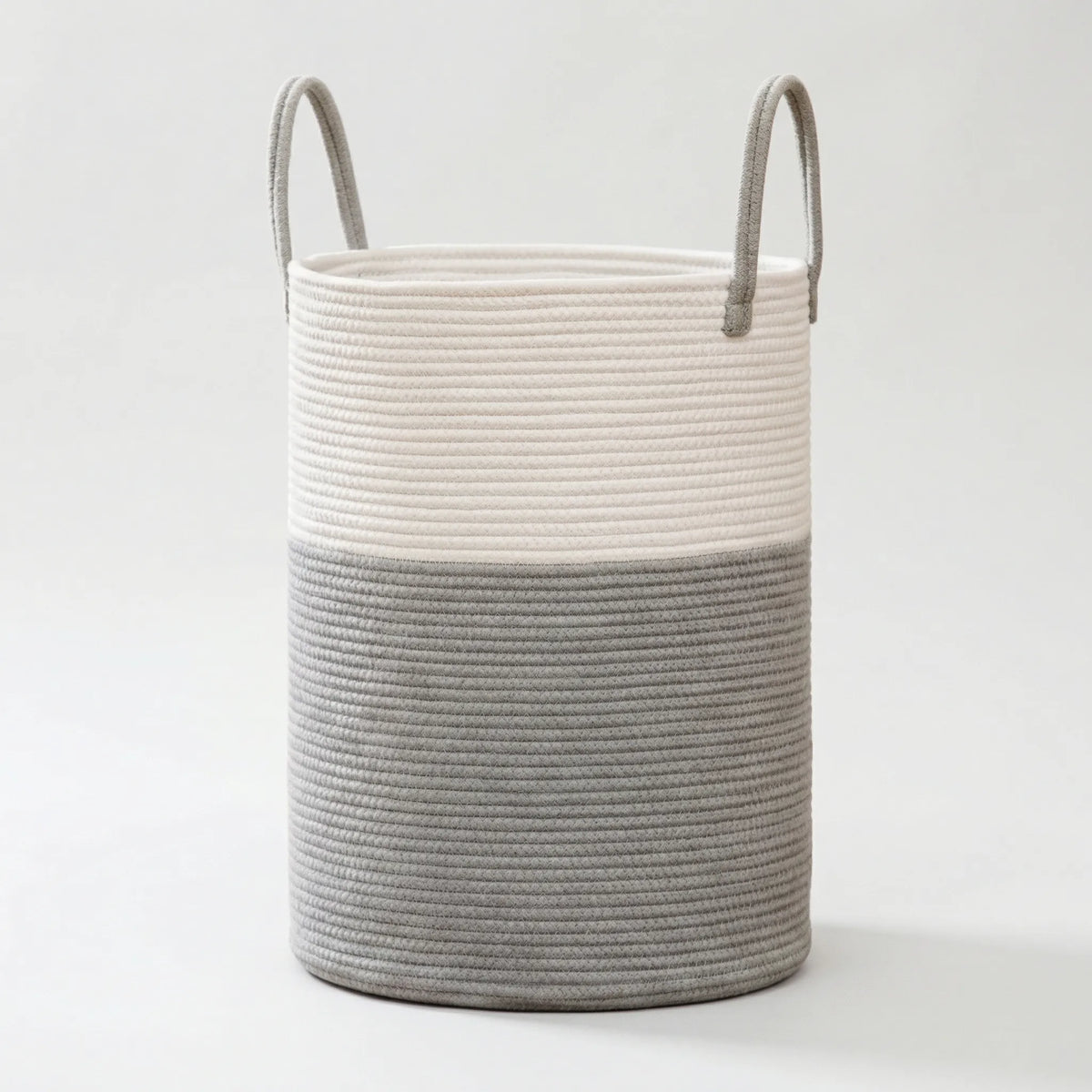 Woven Storage Basket with Carrying Handles