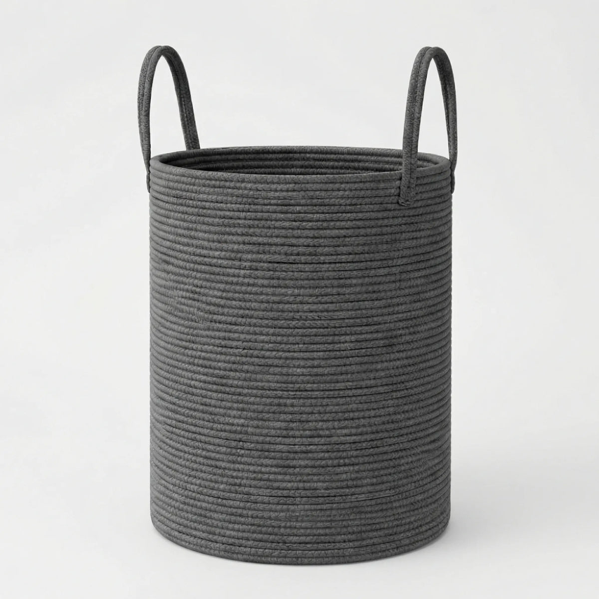 Woven Storage Basket with Carrying Handles
