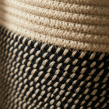 Woven Storage Basket with Carrying Handles