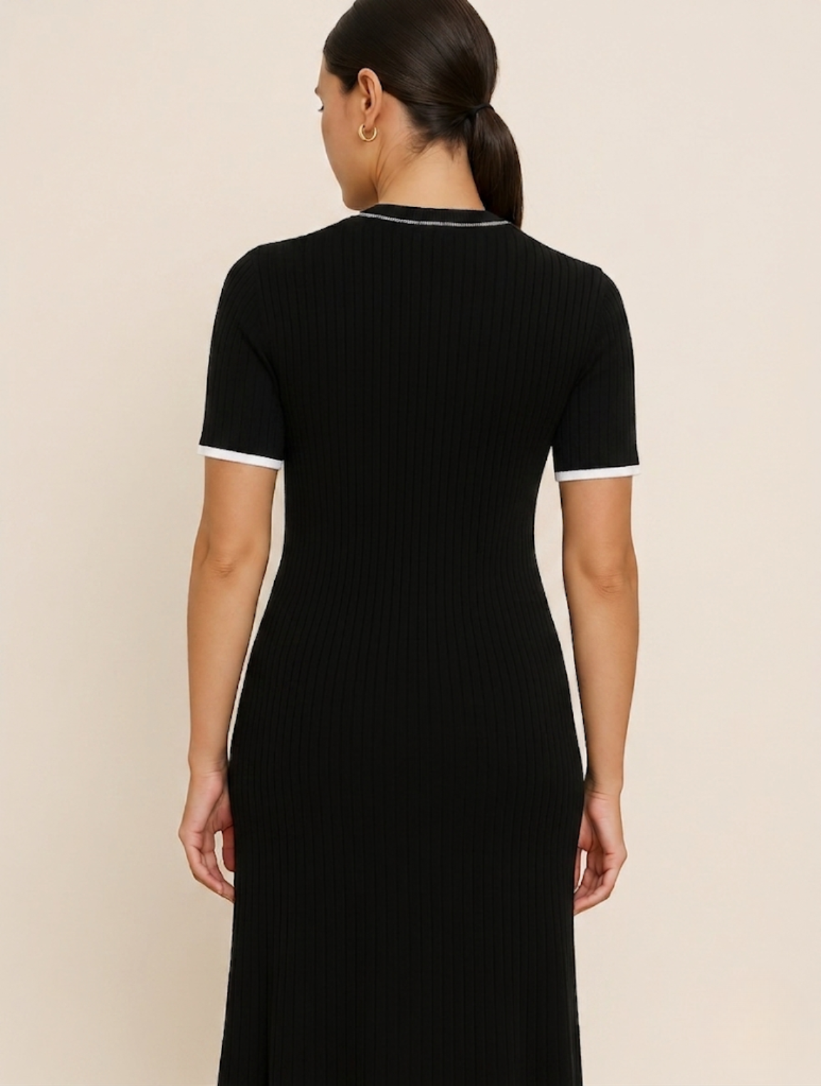 Yvonne | Women's Button-Down Ribbed Maxi Dress